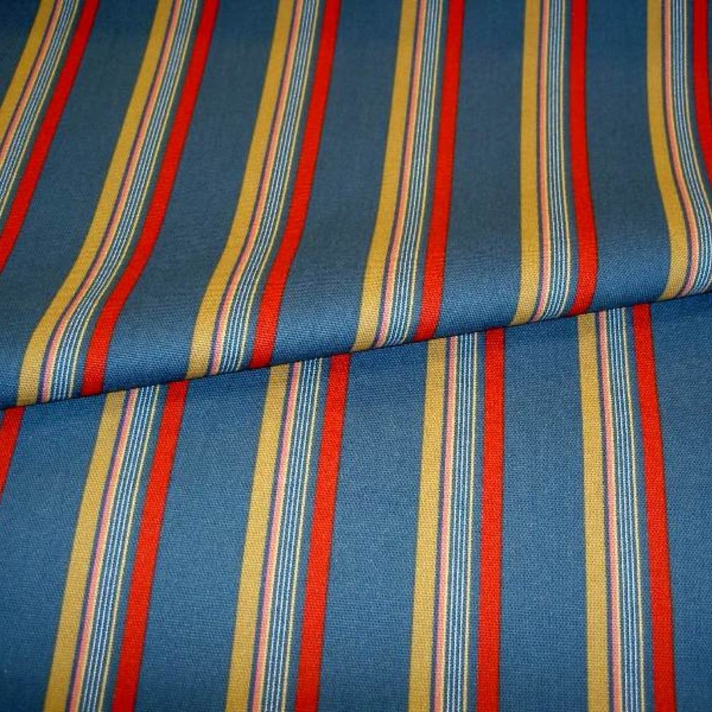 2 Yards Cotton Astor Stripe Denim Fabric